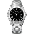 Ebel Classic Men's Stainless Steel Black Face Watch