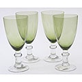 Certified International Olive Green 16-oz Goblets (Set of 8)