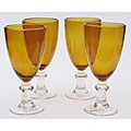 Certified International Amber Bubble 16-oz All Purpose Goblets (Set of 8)