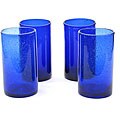 Certified International Cobalt Bubble 17-oz Ice Tea Glasses (Set of 8)
