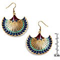Pewter Egyptian Papyrus Earrings
