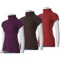 CiSono by Adi Junior's Cable Knit Turtleneck Sweater