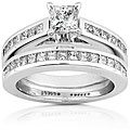 14k Gold 1 3/4ct TDW Princess-cut Diamond Bridal Set (H-I, I1-I2)