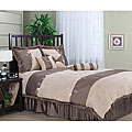 Clara 7-piece Microsuede/ Satin Comforter Set