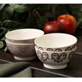 Top site for porcelain bowl with birds Classic Coffee & Tea by Yedi Paisley Collection 4-piece Bowl Set