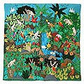 Applique 'Jungle Friends' Wall Hanging (Peru)