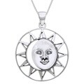 Sterling Silver Sun Goddess Necklace