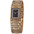 Wittnauer Men's Black Dial Goldplated Watch