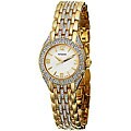 Wittnauer Women's Crystal Goldplated Quartz Arabic Numeral Watch