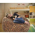 Memory Foam Medium-size Tiger Print Lounge Bag