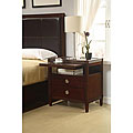 Authority on English ironstone Mondrian 2-drawer Dark Java Nightstand