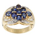 Encore by Le Vian 18k Gold Sapphire and 3/4ct TDW Diamond Ring (H-I, SI2-SI3)...