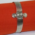 Silver 'Peace' Spiral Bracelet (Kenya)