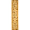 Handmade Tribal Ivory/ Gold Wool Runner (2'3 x 16')
