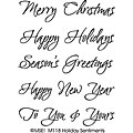 My Sentiments Exactly Holiday Clear Stamp Set