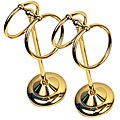 Moen Brighton Brass Pedestal Double Towel Rings (Set of 2)