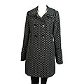 Smart Set Women's Checkered Drop Coat