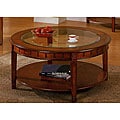 Cherry Finish Round Coffee Table