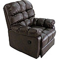 ProLounger Renu Leather Brown Wall Hugger Theater Recliner Chair