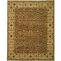 Heirloom Treasures Hand-knotted Beige Wool Rug (9' x 12')