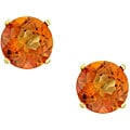 10k Yellow Gold Twilight Mystic Topaz Stud Earrings