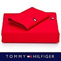 Tommy Hilfiger Cardinal Red 4-piece Sheet Set (Full/Queen)