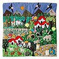 Applique 'Potato Harvest' Wall Hanging (Peru)