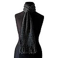 Alpaca Wool 'Winter Night' Scarf (Peru)