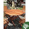 Eucalyptus Wood Octagonal Dining Table