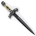 Informative information and resources on silver bank deposit Silver Medieval Double-edged SS Dagger Replica