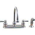 Moen High-arc 2-handle Brushed Platinum Kitchen Faucet
