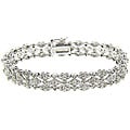 Sterling Silver 1ct TDW Diamond Marquise Bracelet (J-K, I3)