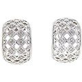 Sterling Silver 1/2ct TDW Diamond Hoop Earrings (J-K, I3)