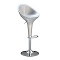 Free handy guide on silver lery Mid-back Silver Metropolitan Bar Stool