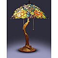 Tiffany-style Rose Tree Table Lamp
