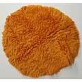 Premium Flokati Orange Rug (6' Round)