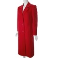 Jonathan Michael by Adi Women's Full-length Red Wool Coat