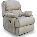 Latte Microfibre Ergonomic Recliner Chair