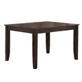 60-inch Espresso Wood Dining Table