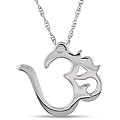 Free handy tips on Oam surfboard Socks 10k White Gold Diamond Accent Yoga Om Themed Necklace