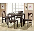 Carrera Basic Solid Wood 5-piece Dinette Set