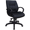 Ergomax Contemporary Leather Executive Chair