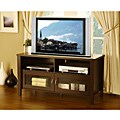 Two-door Wood TV Stand