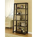 Coffee Bean 5-tier Step Bookcase