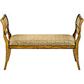 Brody Walnut Finish French Bench