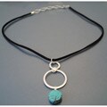 Sterling Silver 'Afternoon in Monaco' Turquoise Necklace (USA)