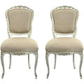 Provence Antiqued French Side Chairs (Set of 2)