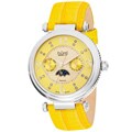 Burgi Women's Diamond Swiss Quartz Strap Watch