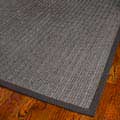 Hand-woven Natural Fiber Uni Grey Fine Sisal Rug (3' x 5')
