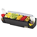 San Jamar Domed Kolor-Cut Condiment Dispenser Holds 